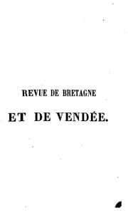 Tapa de Revue de Bretagne et de Vendée