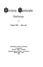Tapa de Rivista musicale italiana