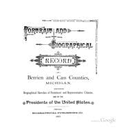 Tapa de Portrait and Biographical Record of Berrien and Cass Counties, Michigan ...