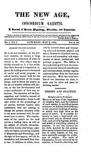 Tapa de The New Age, and Concordium Gazette
