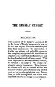 Tapa de The Russian clergy, tr. by C. du Gard Makepeace