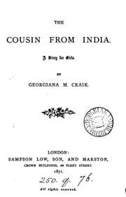 Tapa de The cousin from India: A Story for Girls