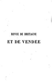 Tapa de Revue de Bretagne et de Vendée