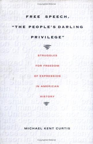 Tapa de Free speech, "the people's darling privilege"