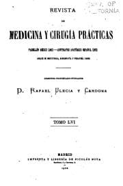 Tapa de Revista de medicina y cirugia practicas