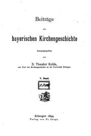 Tapa de Beiträge zur bayerischen Kirchengeschichte