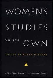 Tapa de Women's studies on its own