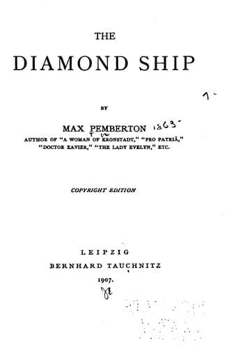 Tapa de The Diamond Ship