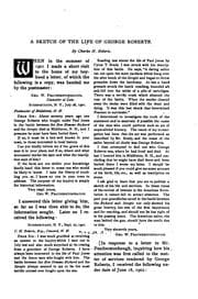 Tapa de A Sketch of the Life of George Roberts: Who Fought Under John Paul Jones