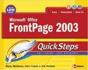 Tapa de Microsoft Office FrontPage 2003 QuickSteps (Quicksteps)