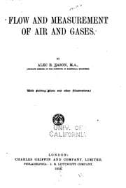 Tapa de Flow and measurement of air and gases