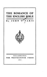 Tapa de The Romance of the English Bible