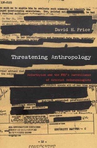 Tapa de Threatening anthropology