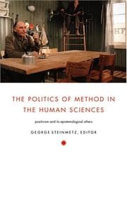 Tapa de The Politics of Method in the Human Sciences