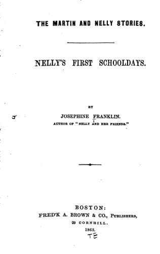 Tapa de Nelly's First Schooldays
