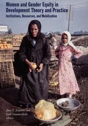 Tapa de Women and gender equity in development theory and practice