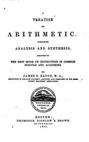 Tapa de A Treatise on Arithmetic: Combining Analysis and Synthesis, Adapted to the ..