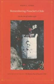 Tapa de Remembering Pinochet's Chile