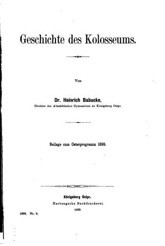 Tapa de Geschichte des Kolosseums