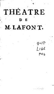 Tapa de Théatre de M. Lafont