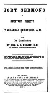 Tapa de Short Sermons on Important Subjects