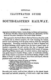 Tapa de The Official Illustrated Guide to the South-Eastern Railway and All Its Branches