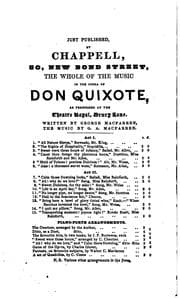 Tapa de The New Opera Buffa, in Two Acts, Entitled an Adventure of Don Quixote