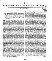 Tapa de Allgemeine Literatur-zeitung