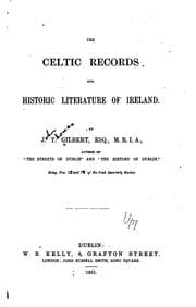 Tapa de The Celtic Records and Historic Literature of Ireland
