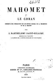 Tapa de Mahomet et le Coran: précédé d'une introduction sur les devoirs mutuels de ..
