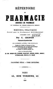 Tapa de Répertoire de pharmacie