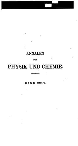 Tapa de Annalen der Physik