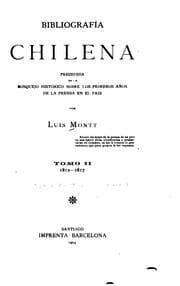 Tapa de Bibliografía chilena