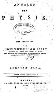 Tapa de Annalen Der Physik