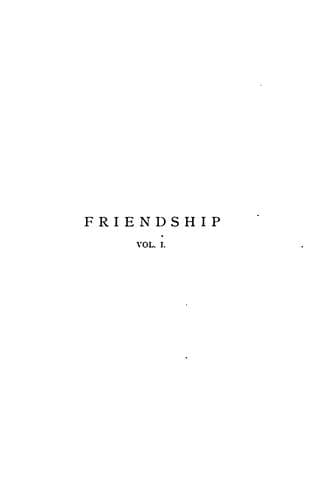 Tapa de Friendship, by Ouida