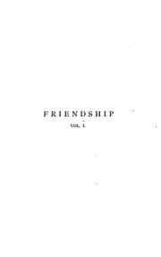 Tapa de Friendship, by Ouida