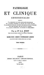 Tapa de Pathologie et clinique chirurgicales. v. 1