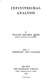 Tapa de Infinitesimal analysis