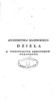 Tapa de Dzieła: z pozostałych rękopismów ogłoszone