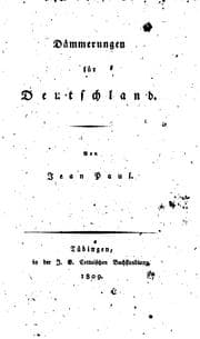 Tapa de Dämmerungen für Deutschland