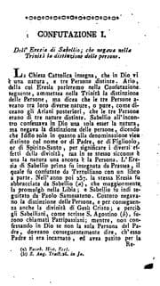 Tapa de Istoria dell'eresie, colle loro confutazioni, opera intitolata trionfo della Chiesa