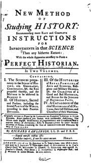 Tapa de New Method of Studying History: Recommending More Easy and Complete Instructions for Improvement ..