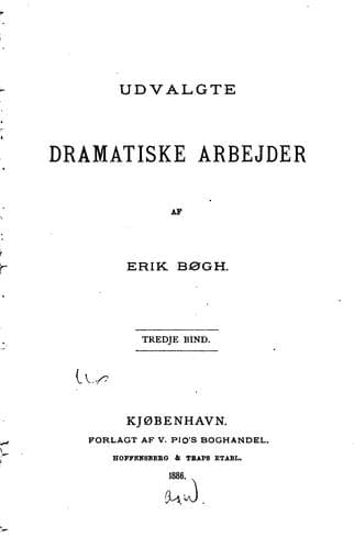 Tapa de Udvalgte dramatiske arbejder