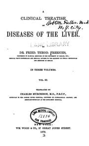 Tapa de A Clinical treatise on diseases of the liver v.3