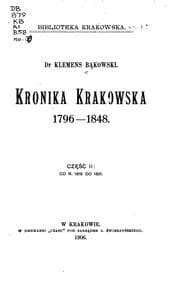 Tapa de Biblioteka krakowska