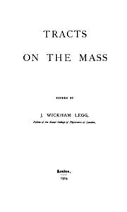 Tapa de Tracts on the Mass