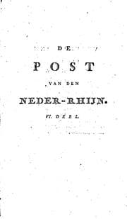 Tapa de De Post van den Neder-Rhijn
