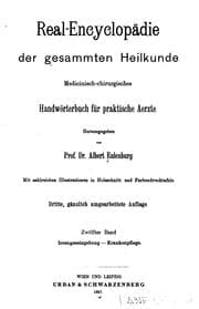 Tapa de Real-Encyclopädie der gesammten Heilkunde v. 15, 1897