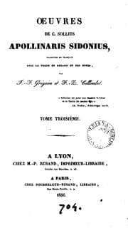 Tapa de OEuvres, tr., avec le texte en regard et des notes par J.F. Grégoire et F.-Z. Collombet