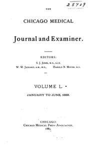 Tapa de The Chicago Medical Journal and Examiner